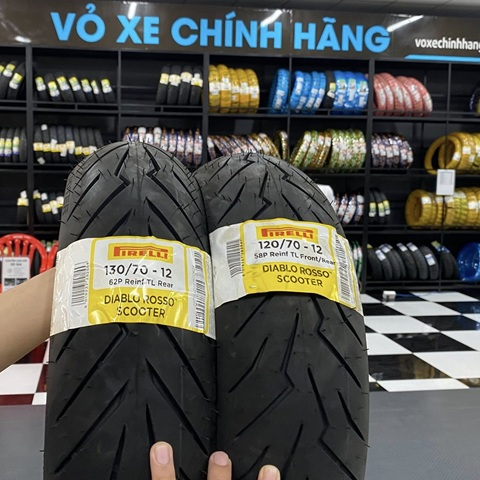 Lốp Pirelli Rosso Scooter (120/70-12 - 130/70-12)