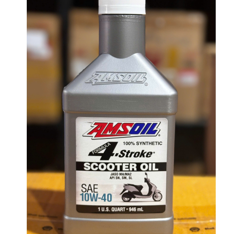 Nhớt Amsoil 10W40 Scooter 4 Stroke 946ml