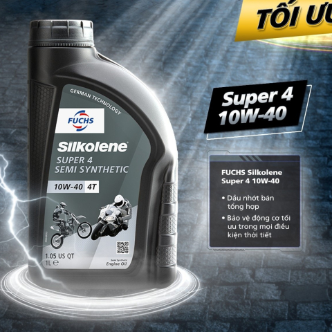 Nhớt Fuchs Silkolene Super 4 10W40 1L