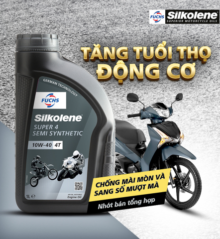 Nhớt Fuchs Silkolene Super 4 10W40 1L