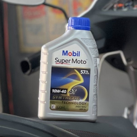 Nhớt Mobil Super Moto 10W40 800ml
