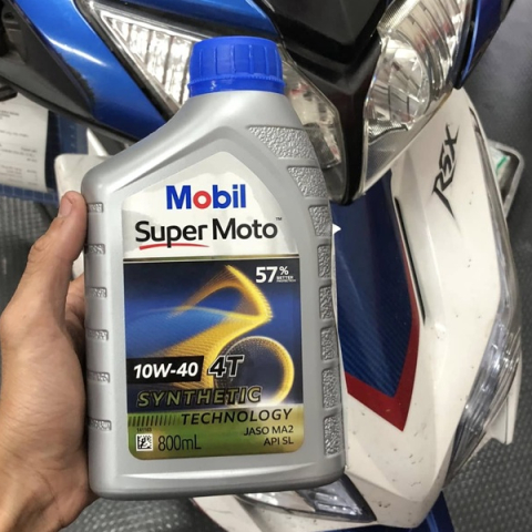 Nhớt Mobil Super Moto 10W40 800ml