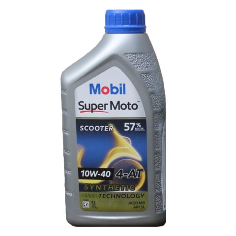 Nhớt Mobil Super Moto Scooter 10W40 1L