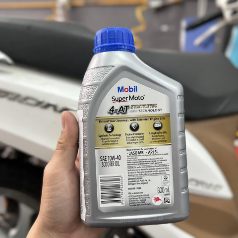Nhớt Mobil Super Moto Scooter 10W40 800ml