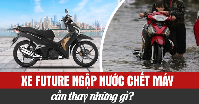 Xe Future ngập nước chết máy cần thay những gì?