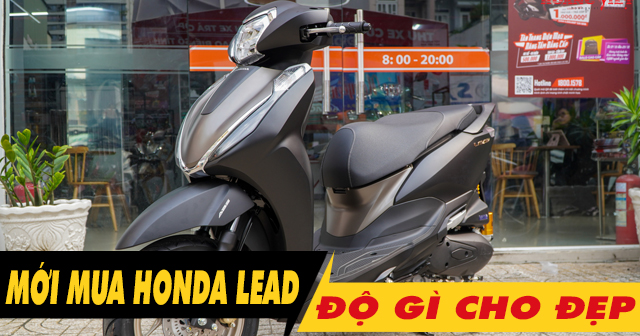 Xe Lead 2026 ABS mới mua nên độ gì cho đẹp?