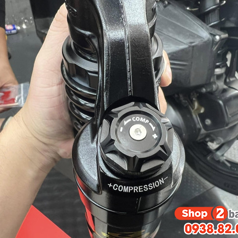 Phuộc RCB Flow Pro ty vàng cho Vario 160, Click 160 chính hãng