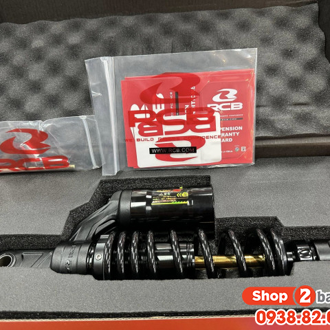 Phuộc RCB Flow S ty vàng cho Vario 160, Click 160 chính hãng