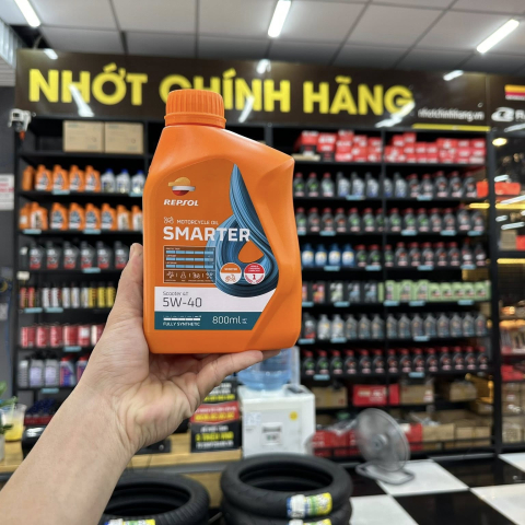 Nhớt Repsol Smarter Scooter 4T 5W-40 0,8L
