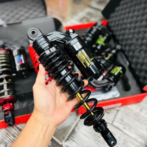 Phuộc RCB Flow Pro ty vàng cho Vario 160, Click 160 chính hãng