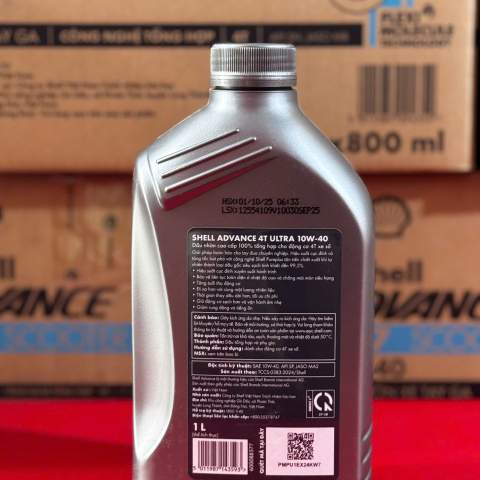 Nhớt Shell Advance Ultra 10W40 1L