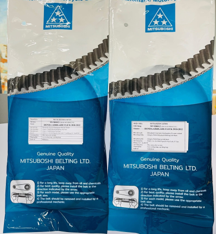 Dây curoa Mitsuboshi AB/ Click 110 từ 2009-2012 (MVSB0012)