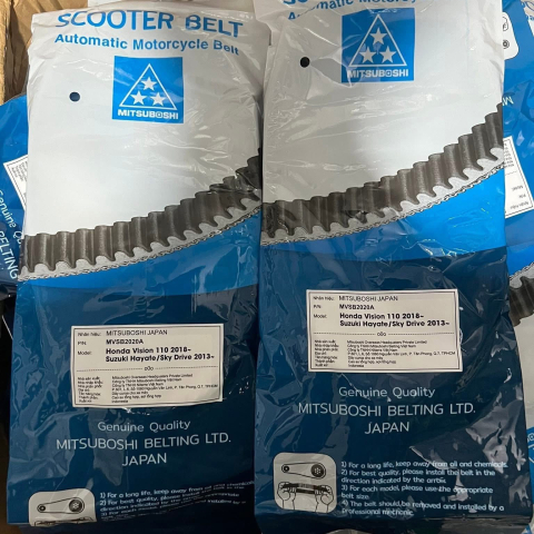 Dây curoa Mitsuboshi cho Vision 110, Hayate (MVSB2020A)