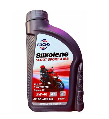 Nhớt Fuchs Silkolene Scoot Sport 4 5W40 0,8L