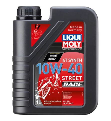 Nhớt Liqui Moly 4T Synth 10W40 Street Race 1L