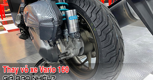 Vỏ xe Vario 160 giá bao nhiêu? Thay ở đâu uy tín TPHCM?