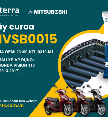 Dây curoa Mitsuboshi cho Vision 110 (MVSB0015)