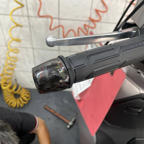 Gù GH Racing carbon sợi cho Honda SH