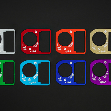 Miếng dán ổ khoá smarkey GH Racing nhôm CNC