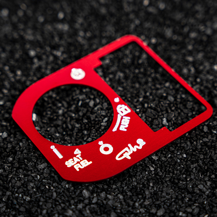 Miếng dán ổ khoá smarkey GH Racing nhôm CNC