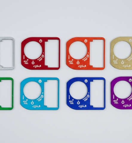Miếng dán ổ khoá smarkey GH Racing nhôm CNC