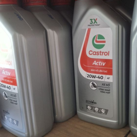 Nhớt Castrol Activ 20W40 1L dành cho xe số