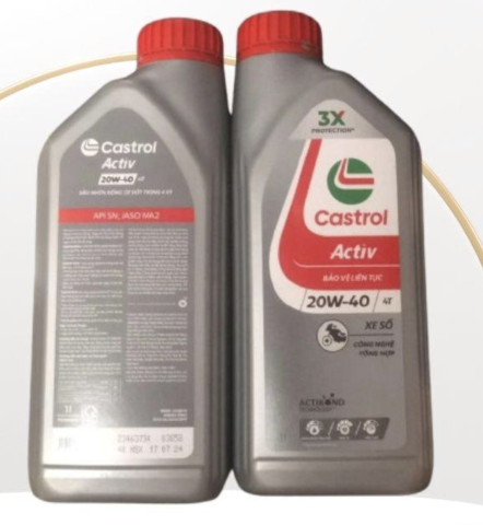 Nhớt Castrol Activ 20W40 1L dành cho xe số