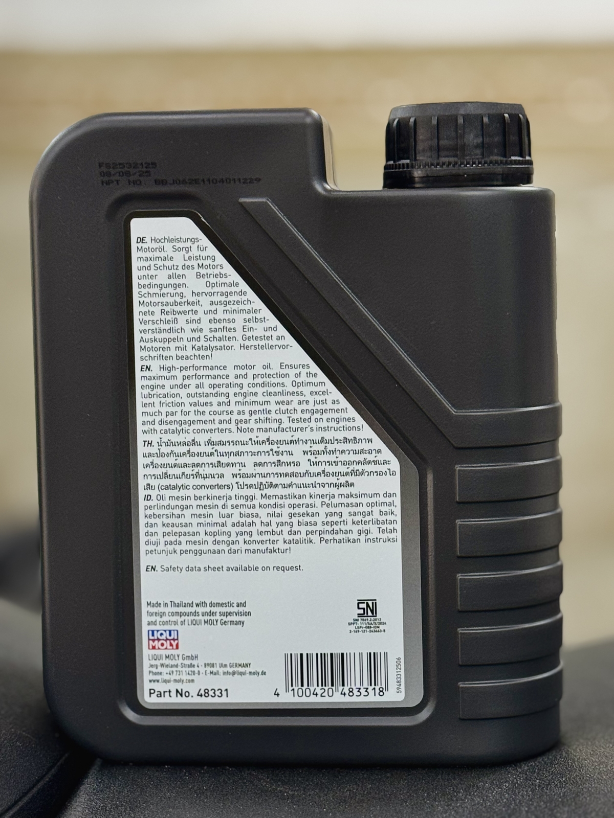 Nhớt Liqui Moly Motorbike T400 10W40 1L 