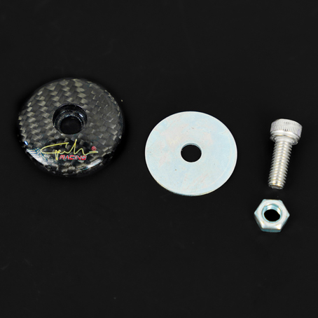Nút che chân kính GH Racing carbon sợi