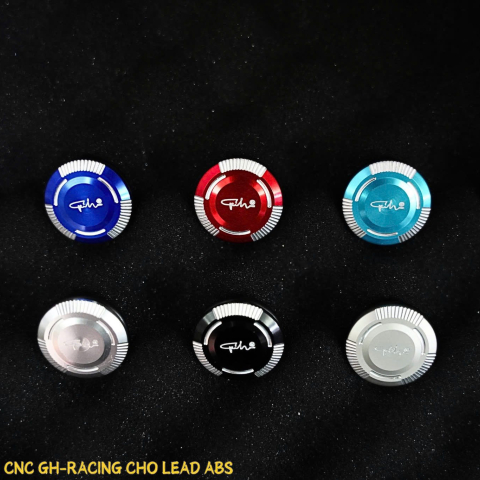 Nút che chân kính GH Racing nhôm CNC cho Lead ABS