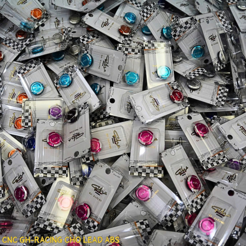 Nút che chân kính GH Racing nhôm CNC cho Lead ABS