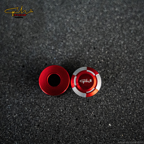 Nút che chân kính GH Racing nhôm CNC cho Stylo, Scoopy, Giorno, Vision, AB...