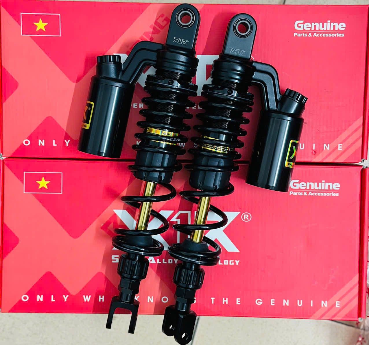 Phuộc X1R X Plus ty vàng bình dầu cho Datbike chính hãng