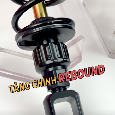 Phuộc X1R X Pro bình dầu ty vàng cho Honda Air Blade 4val chính hãng