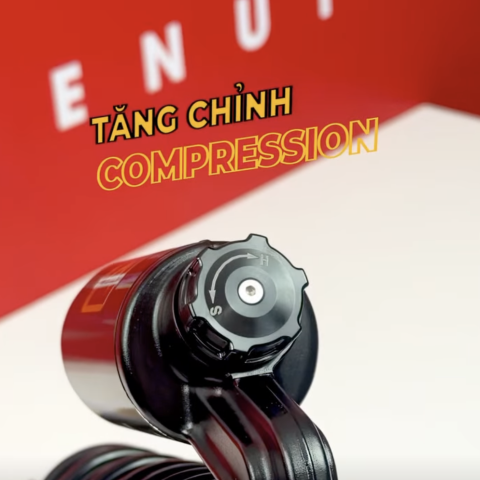 Phuộc X1R X Pro bình dầu ty vàng cho Honda Air Blade 4val chính hãng