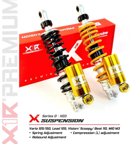 Phuộc X1R X03 bình dầu cho Vario 125/150 chính hãng