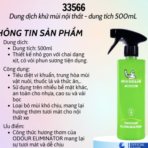Chai khử mùi nội thất Ô tô Michelin-W33566