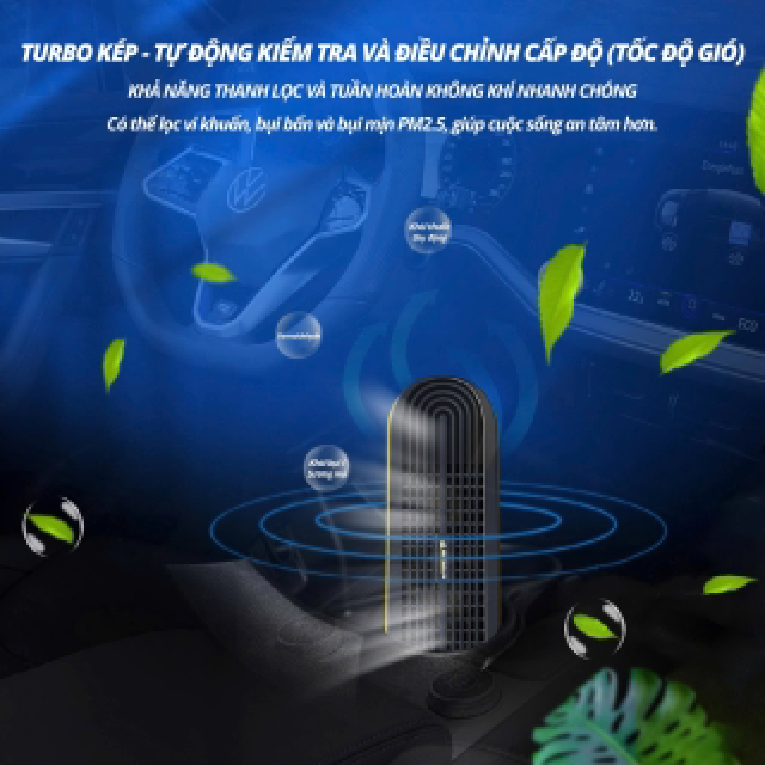 Máy lọc không khí Michelin ML79 cho Oto