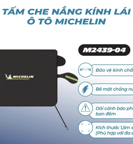 Tấm che nắng kính lái Michelin M2439 dành cho Ô tô