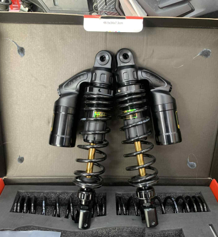 Phuộc RCB VD ty vàng cho Honda AB 125/160 (mẫu 4val) chính hãng