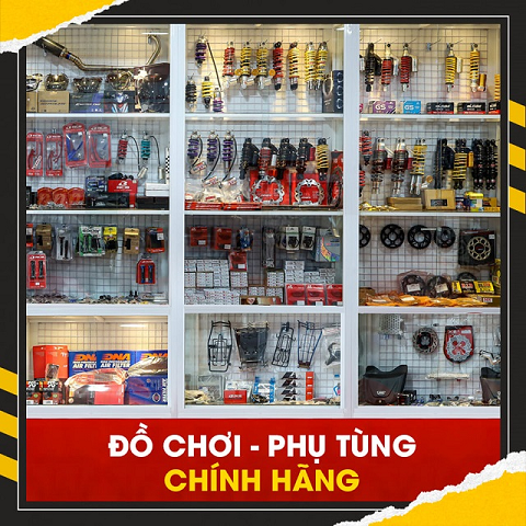 Phuộc trước LCM ty bạc cho Honda Winner