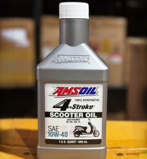 Nhớt Amsoil 10W40 Scooter 4 Stroke 946ml