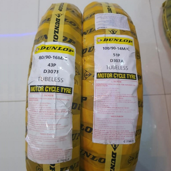 Lốp Dunlop D307 (80/90-16 - 100/90-14)