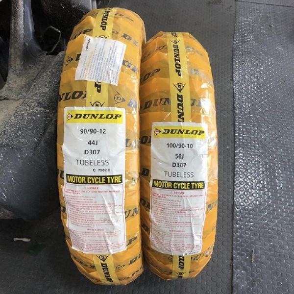 Lốp Dunlop D307 (90/90-12 - 100/90-10)