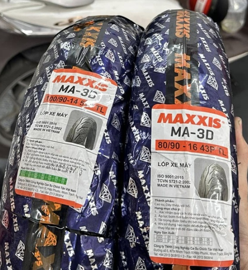 Lốp Maxxis 3D gai kim cương (80/90-16 - 100/90-14)