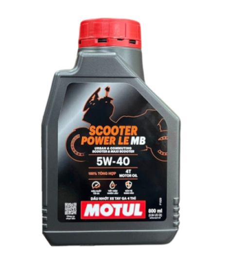 Nhớt Motul Scooter Power LE 5W40 0.8L