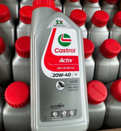 Nhớt Castrol Activ 20W40 1L dành cho xe số