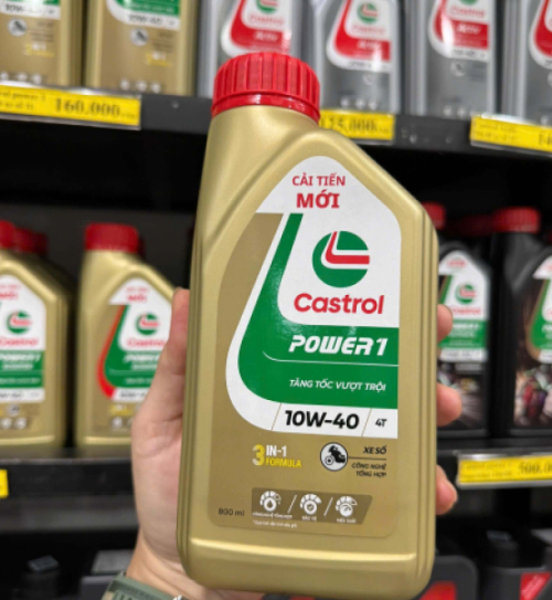 Nhớt Castrol Power 1 10W40 0,8L dành cho xe số