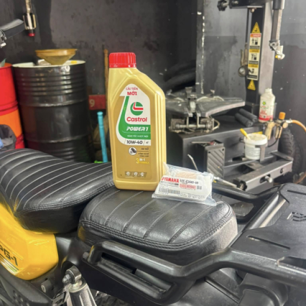 Nhớt Castrol Power 1 10W40 1L dành cho xe số