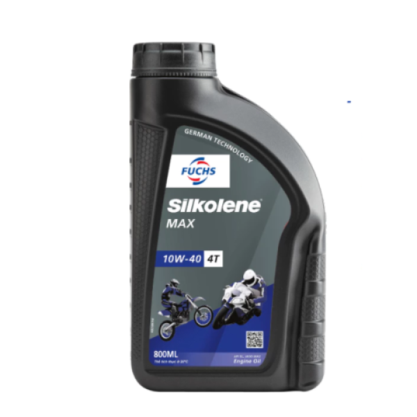  Nhớt Fuchs Silkolene Max 10W40 4T 0.8L